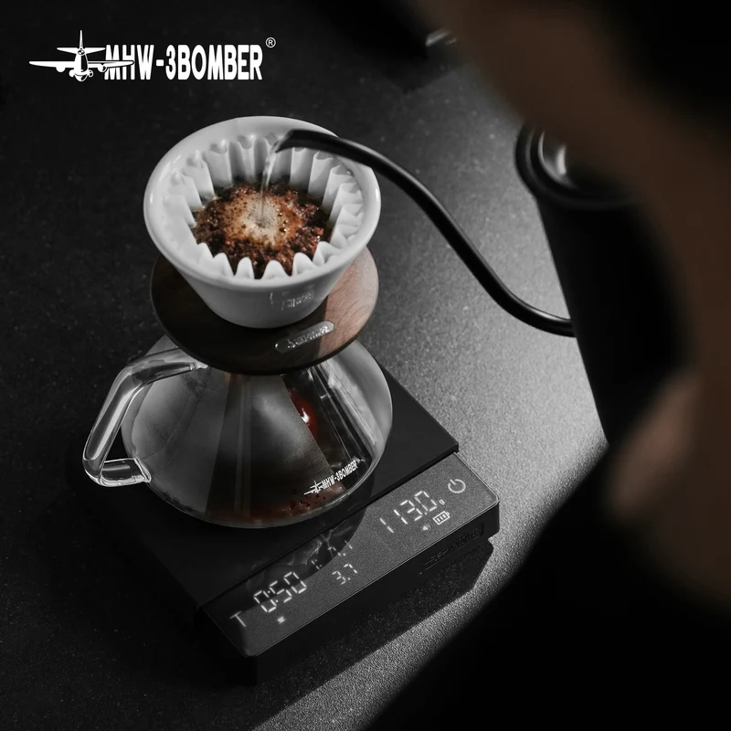 MHW-3BOMBER Cube Coffee Scale 3.0 Pro Max - Black