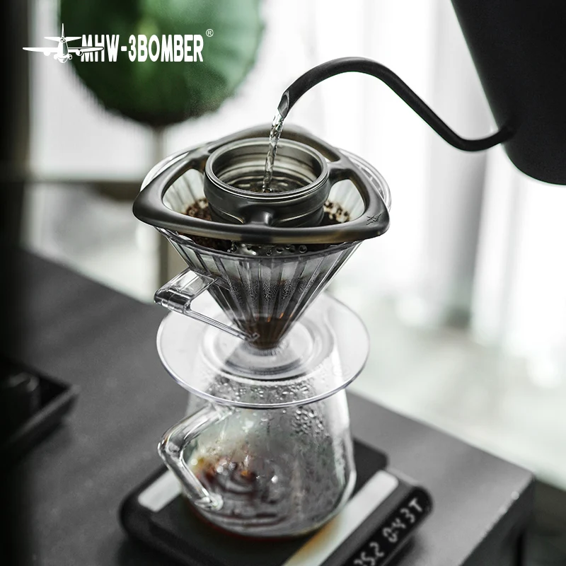 MHW-3BOMBER Rain Pour-Over Coffee Splitter