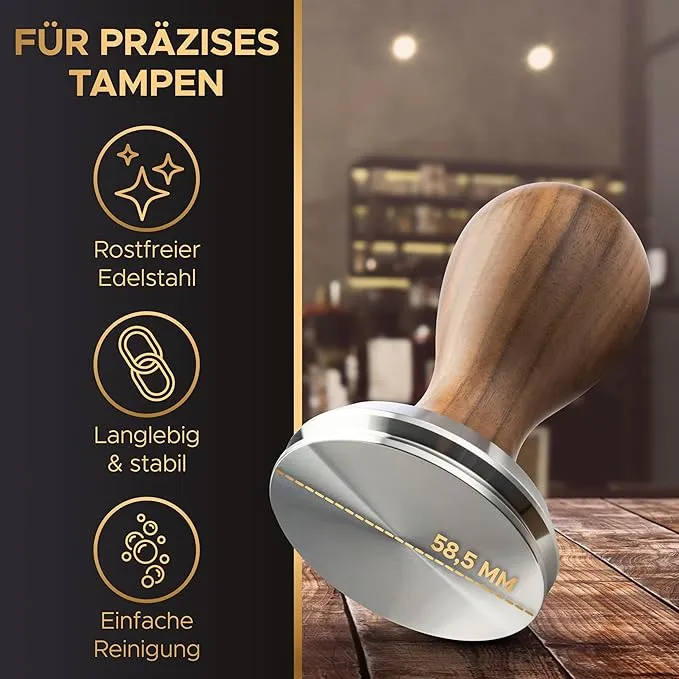Barista Legends Tamper Walnut 58,5mm