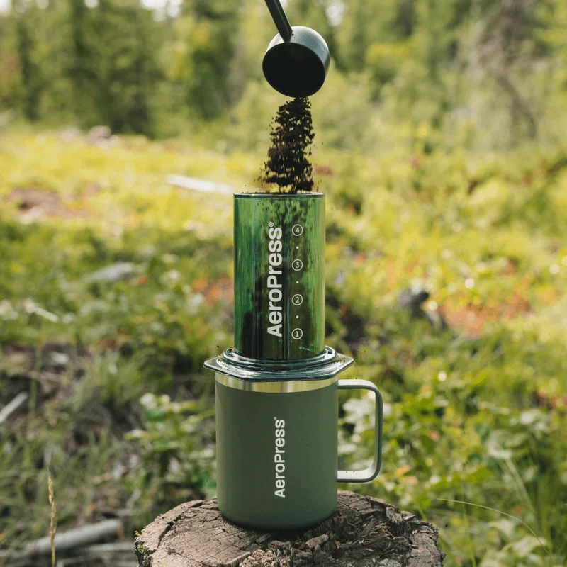 AeroPress® Reise-Kaffeetasse – Edelstahl