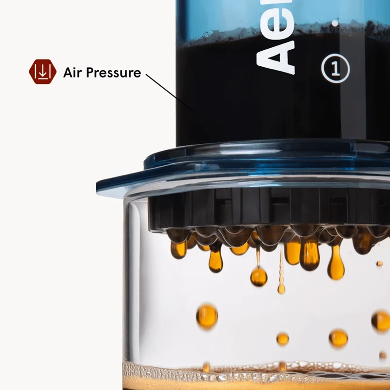 AeroPress® Coffee & Espressomaker Clear BLUE