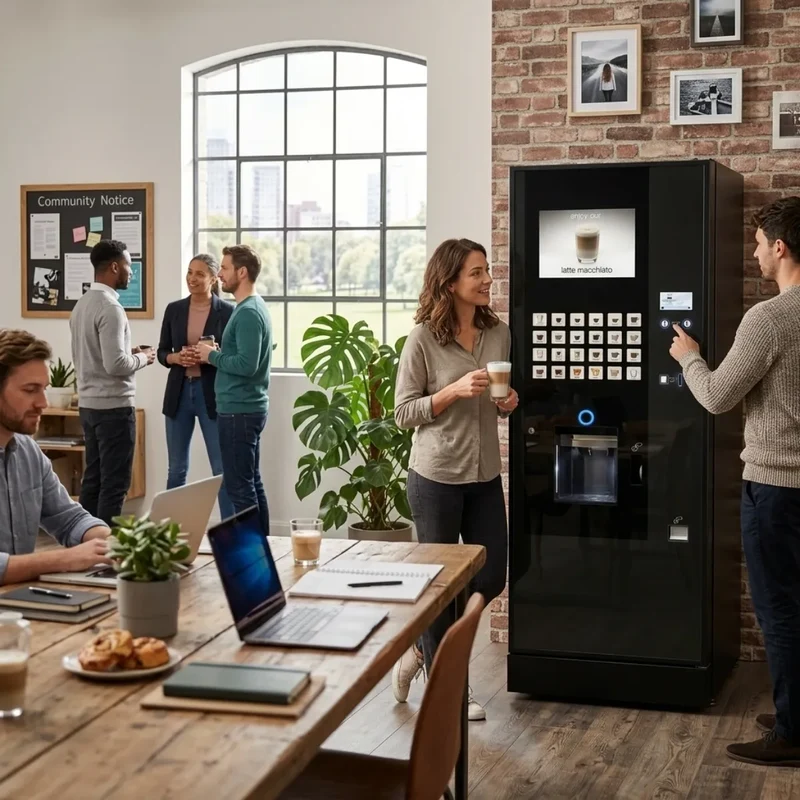 Rhea Luce Zero.Premium Coffee Machine - 500 Cups per Day + Varitherm
