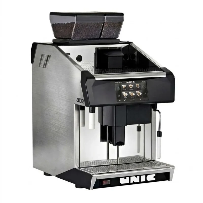 UNIC Tango Ace Espresso Machine - Bean to Cup + 200 Cups per Day