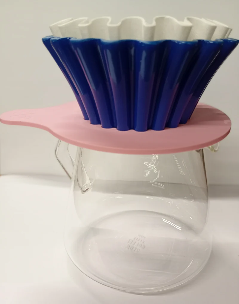 Mindful design Coffee Dripper unit ceramic blau+rosa