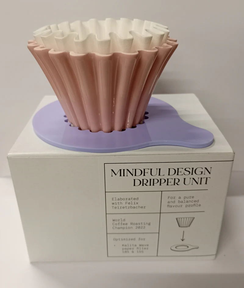 Mindful design Coffee Dripper unit ceramic rose + lavendel