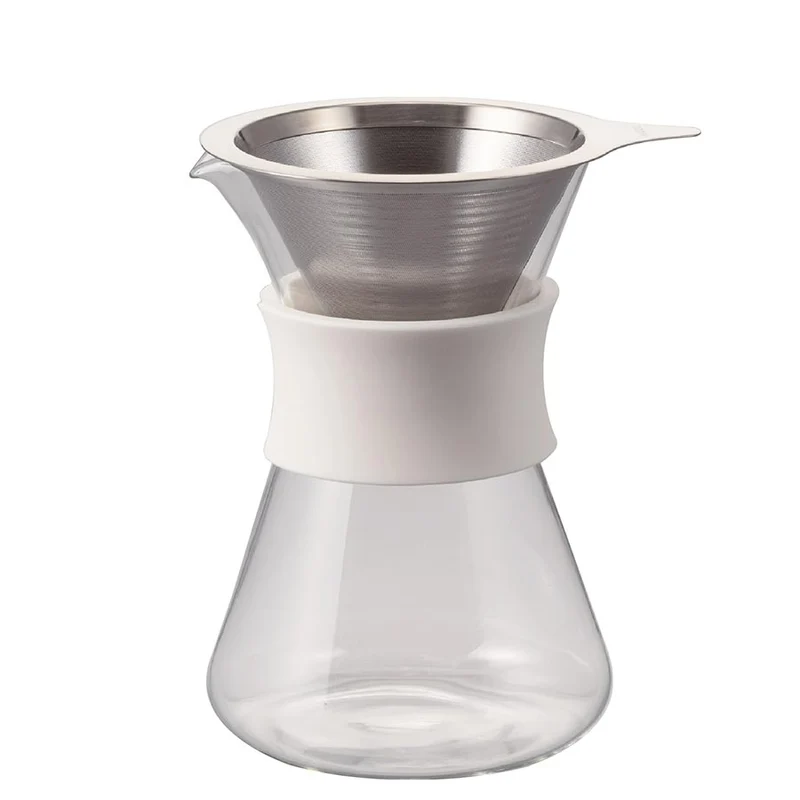 Hario Glass Coffee Maker with Metall Dripper 400ml
