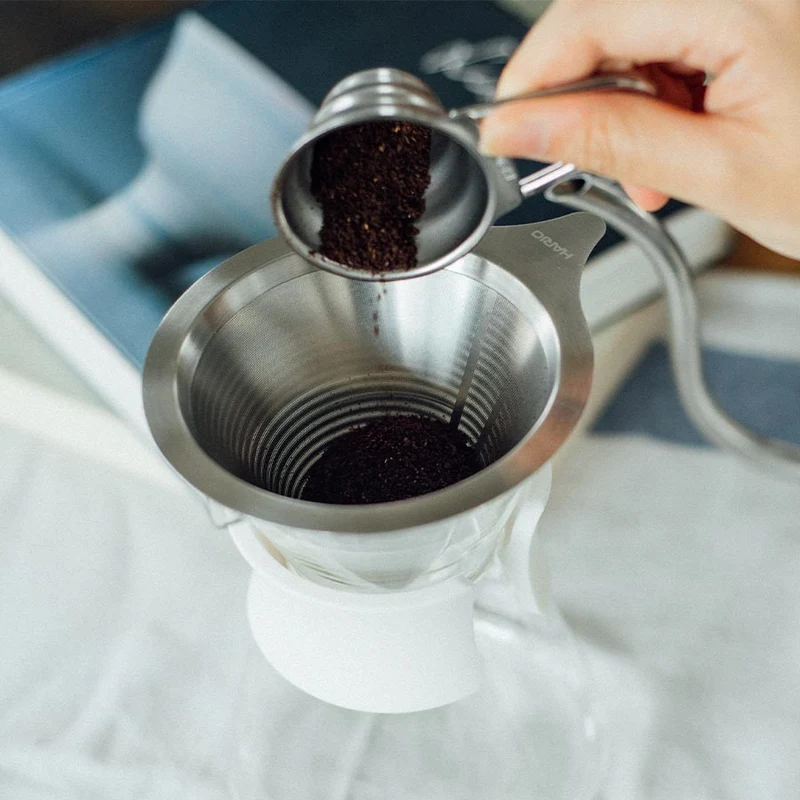 Hario Glass Coffee Maker with Metall Dripper 400ml