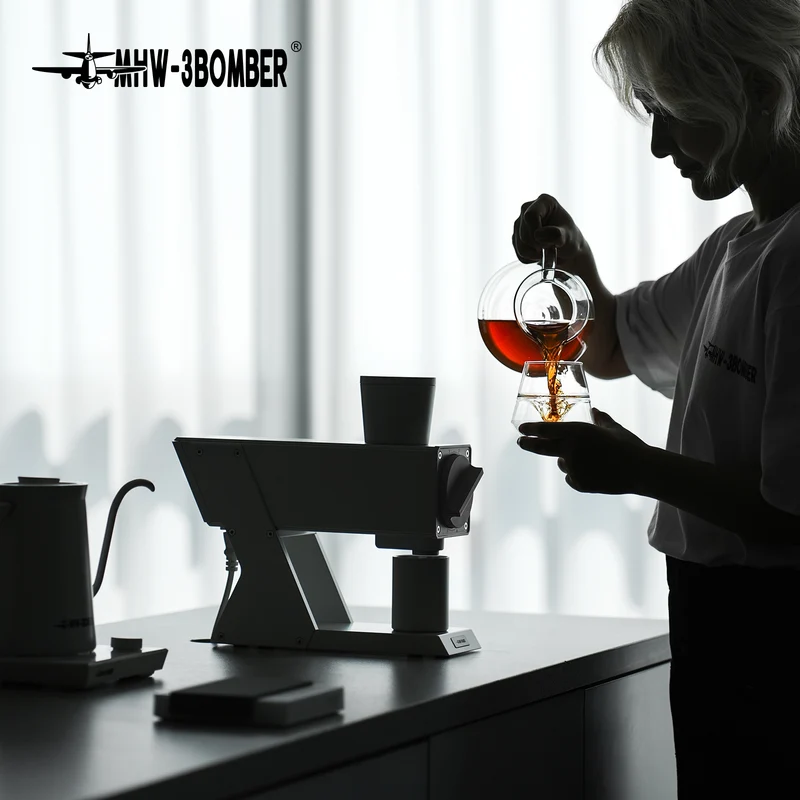 MHW-3BOMBER F74 Navigator Electric Coffee Grinder - White