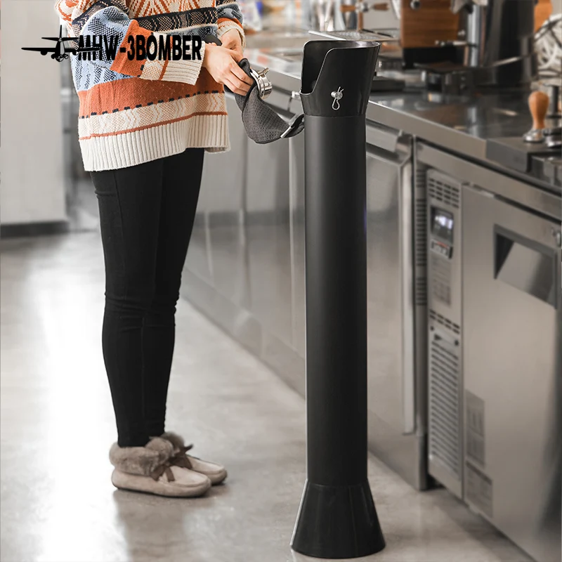 MHW-3BOMBER Coffee Knock Box 6.8L Black