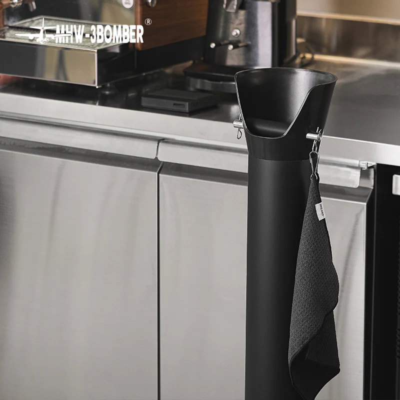 MHW-3BOMBER Coffee Knock Box 6.8L Black