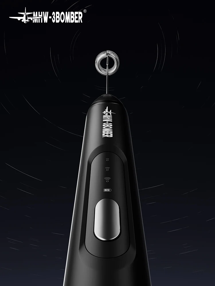 MHW-3BOMBER Electric Milk Frother - Black