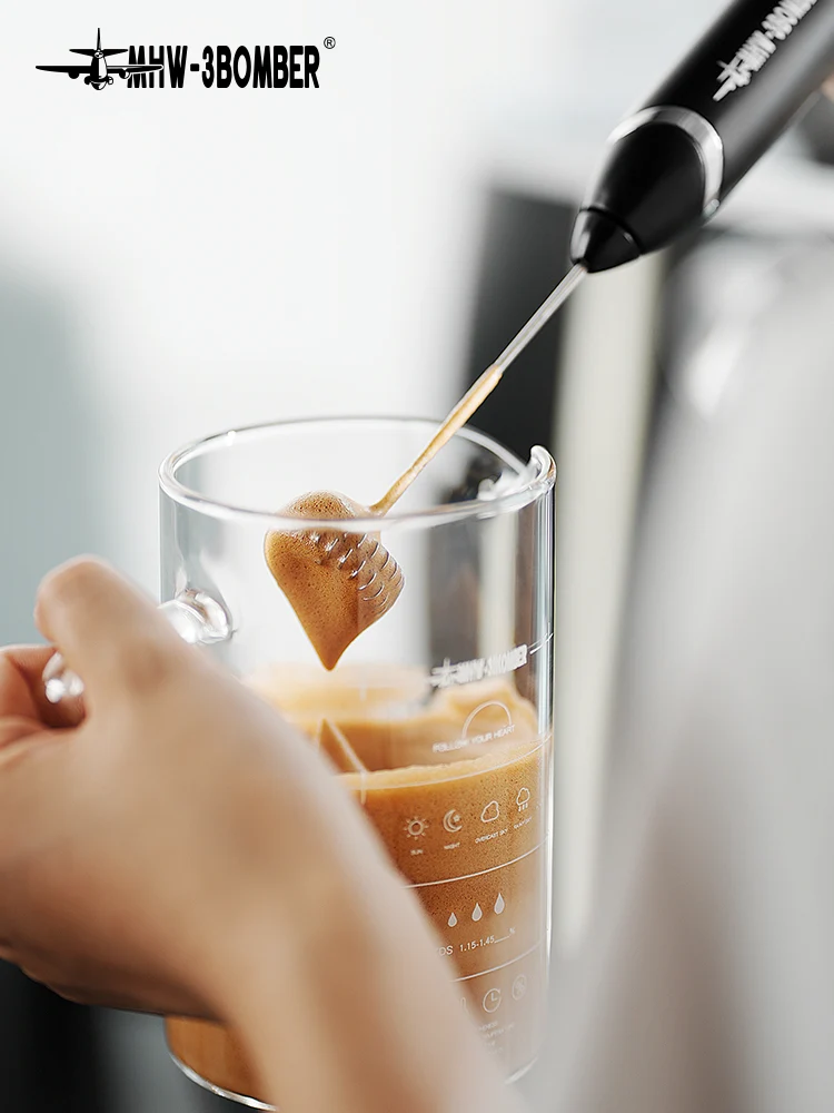 MHW-3BOMBER Electric Milk Frother - Black