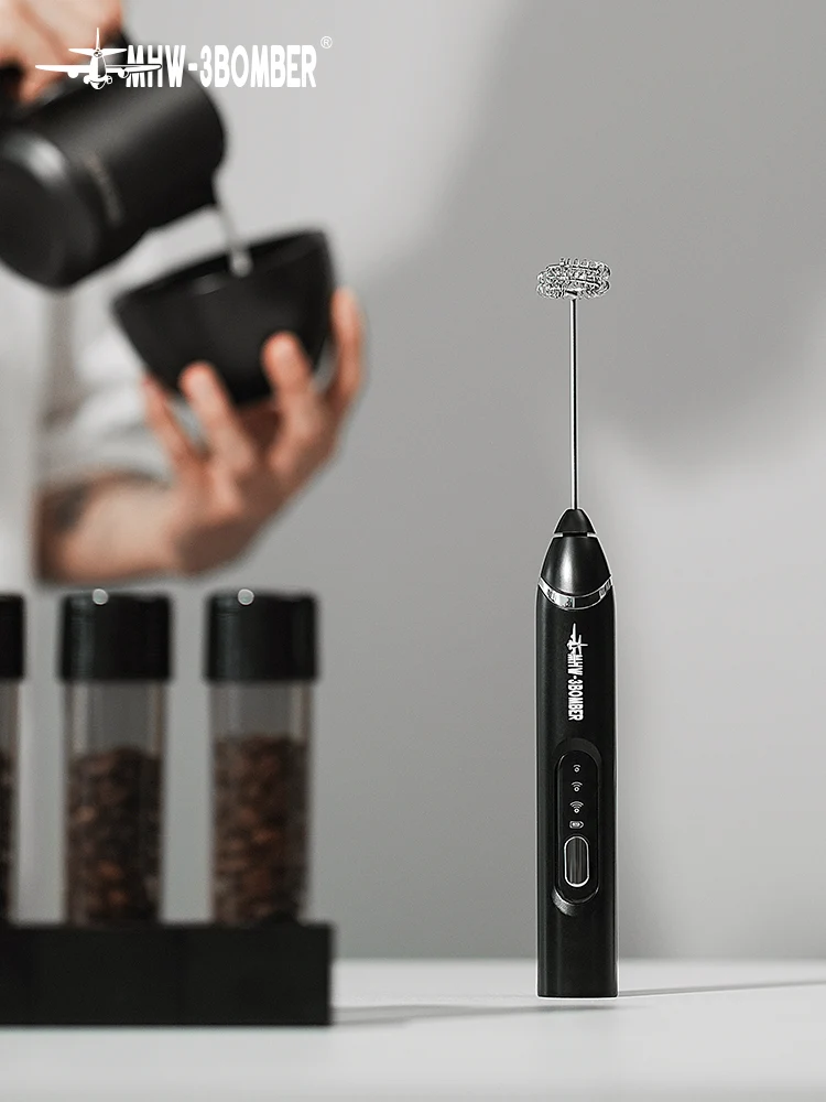 MHW-3BOMBER Electric Milk Frother - Black
