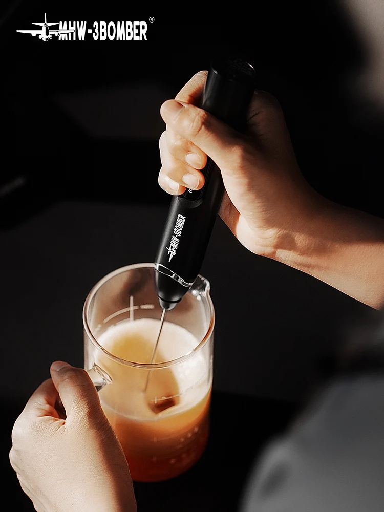 MHW-3BOMBER Electric Milk Frother - Black