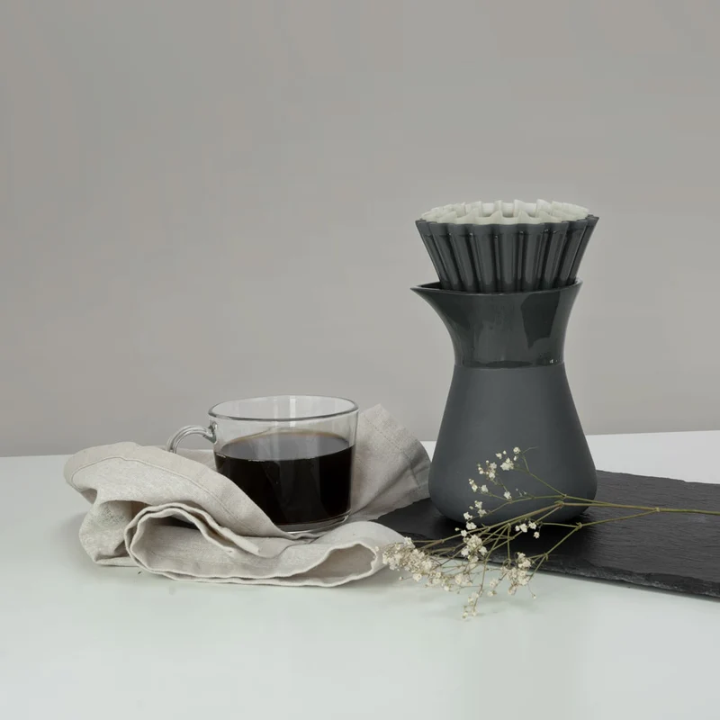 Mindful Design Filterset Porzellan anthrazit