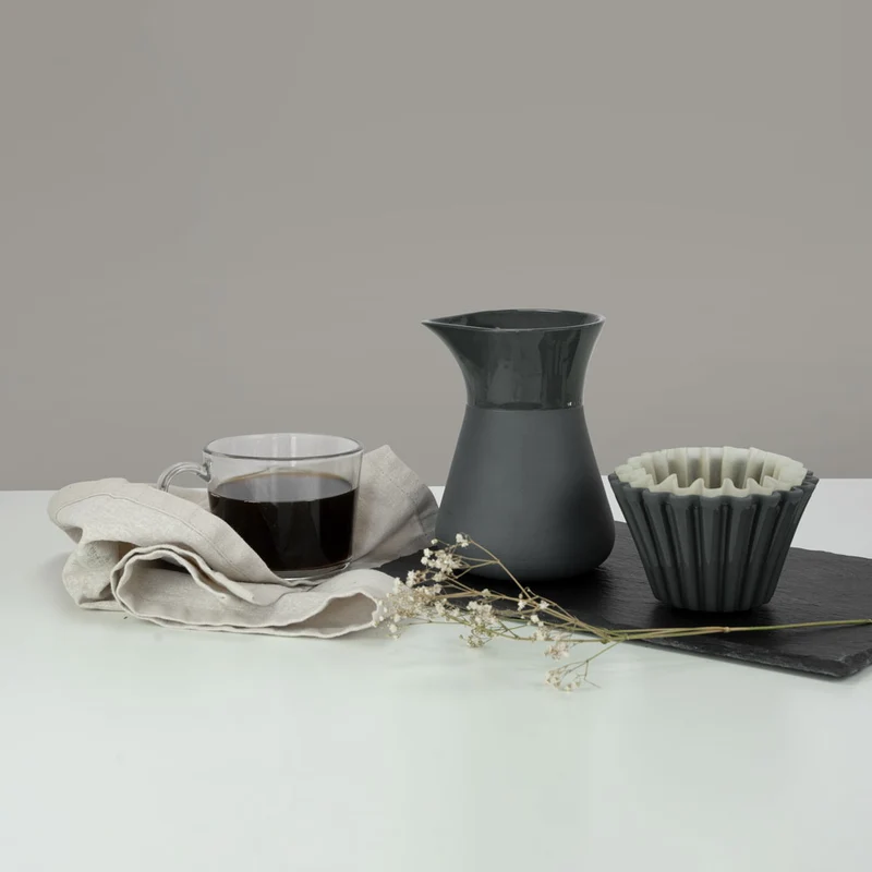 Mindful Design Filterset Porzellan anthrazit