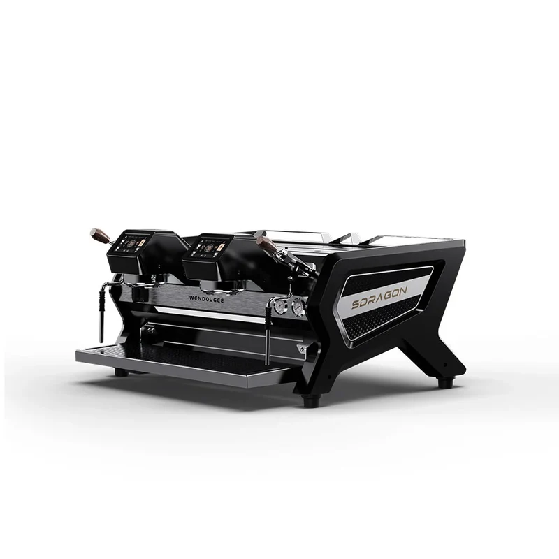 Wendougee Sdragon Sat Zweigruppen-Halbautomatische Espressomaschine