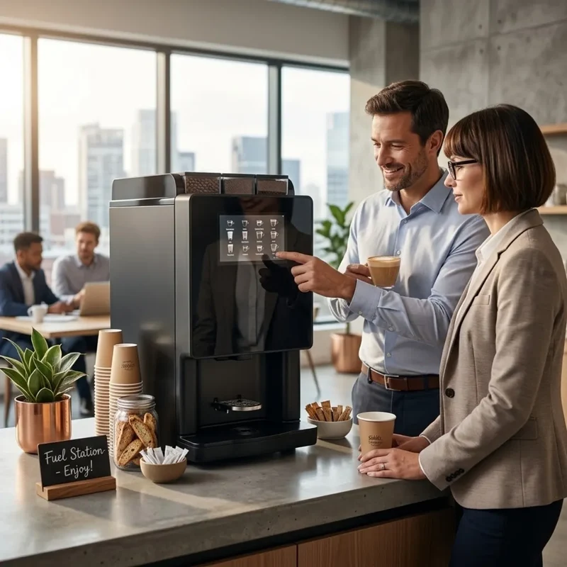 Rhea RomaONE Coffee Machine - Bean to Cup + 40 Cups per Day