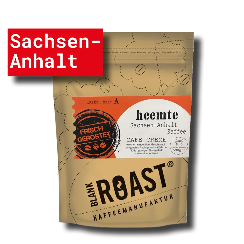 SACHSEN-ANHALT REGIONAL KAFFEE Heemte
