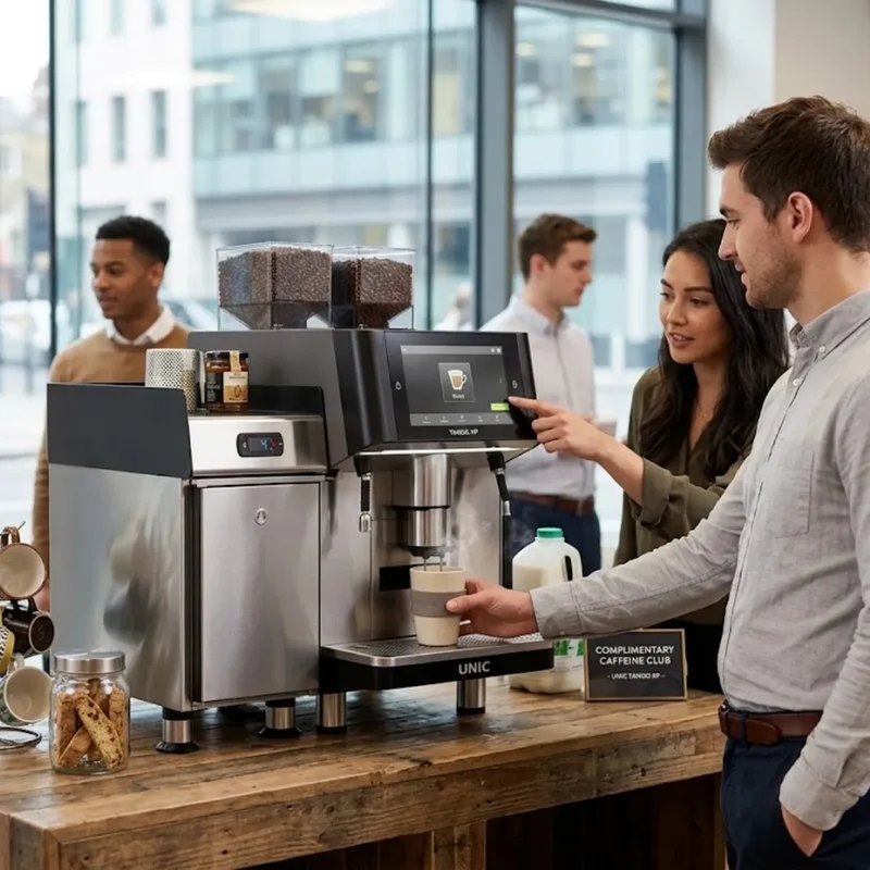 UNIC Tango XP Solo Espresso Machine - Bean to Cup + Thermalink Technology