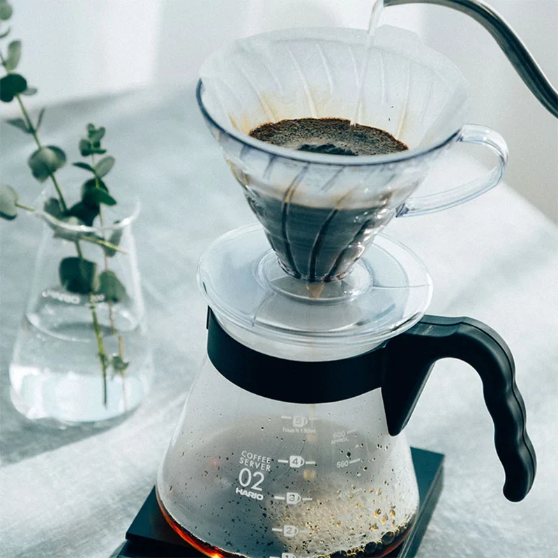 Hario V60 Coffee Dripper and Server Set 02 - Black
