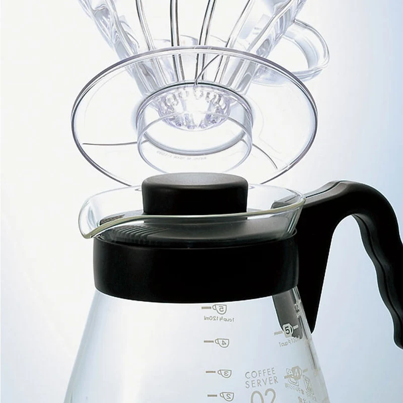 Hario V60 Coffee Dripper and Server Set 02 - Black