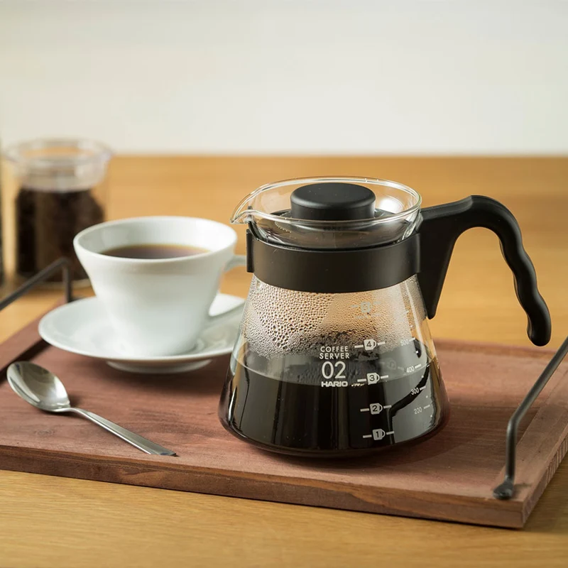 Hario V60 Coffee Dripper and Server Set 02 - Black
