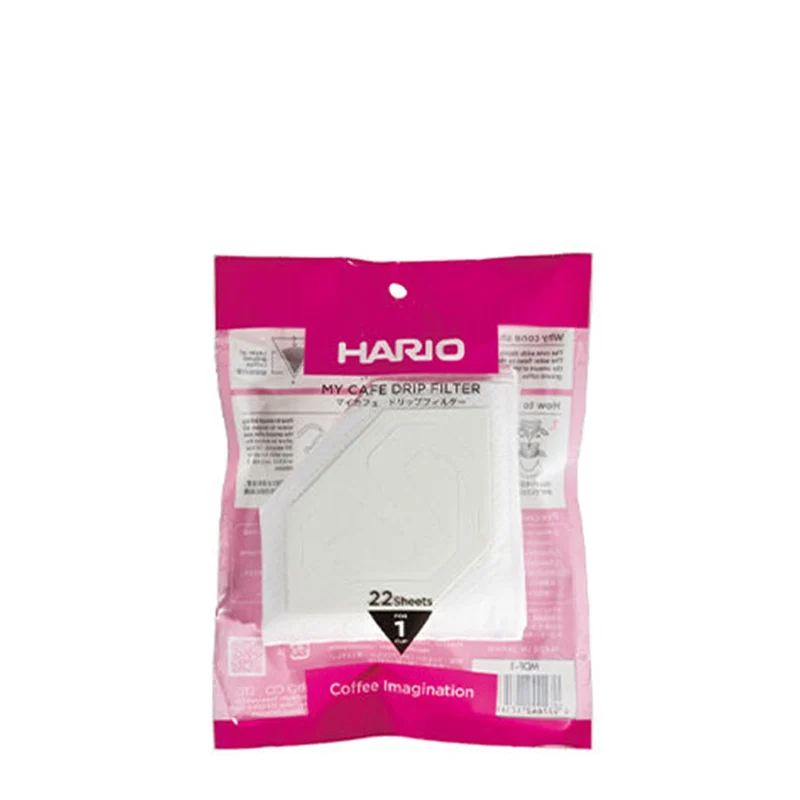 Hario My Cafe Drip Filter 01 - White 22 Sheets