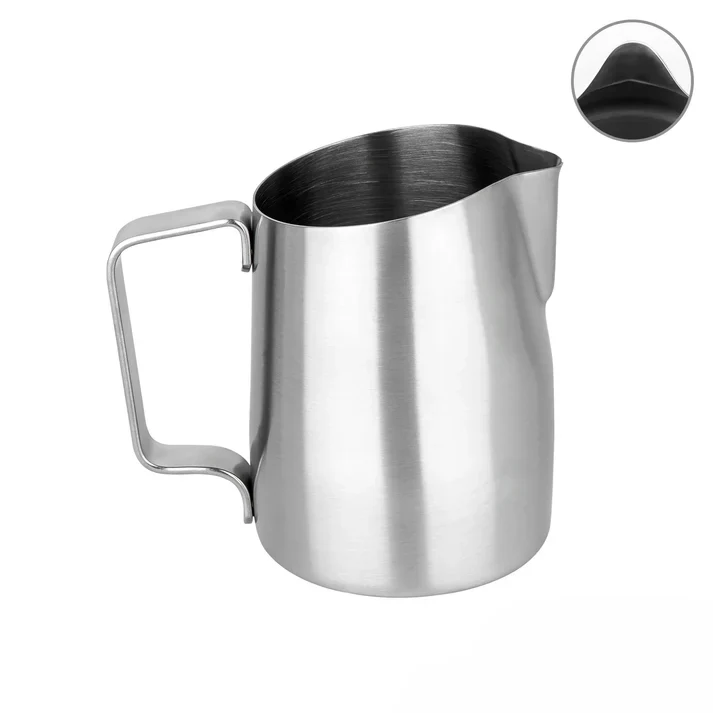 WPM Milk Pitcher # 06 round spout - brushed finish