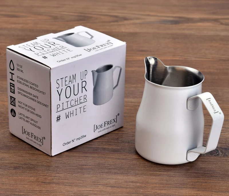 Joe Frex Latte Art Milk Pitcher weiß