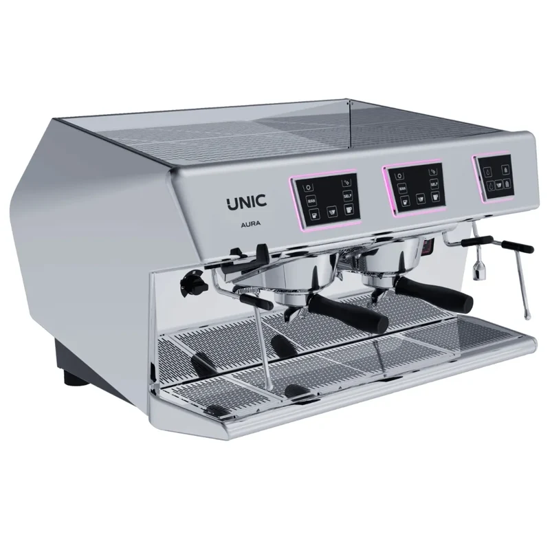 UNIC Aura Espresso Machine - Dosamat, Steamair + 250-600 Cups per Day