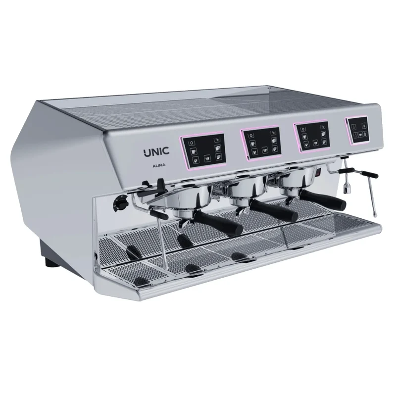 UNIC Aura Espresso Machine - Dosamat, Steamair + 250-600 Cups per Day