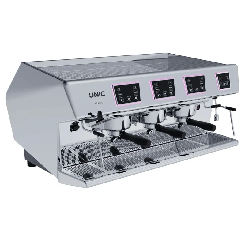 UNIC Aura Espresso Machine - Dosamat, Steamair + 250-600 Cups per Day