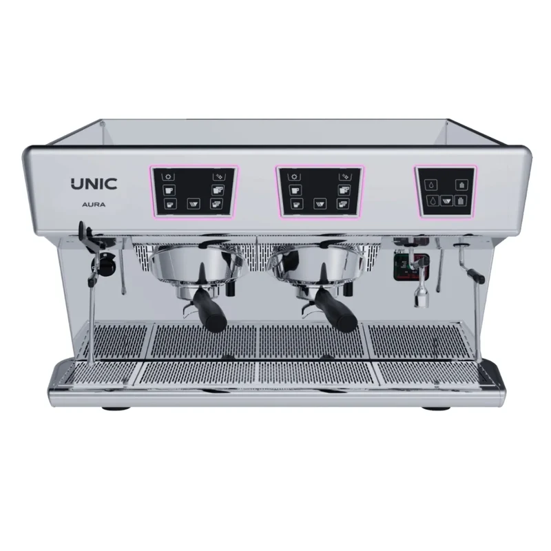 UNIC Aura Espresso Machine - Dosamat, Steamair + 250-600 Cups per Day