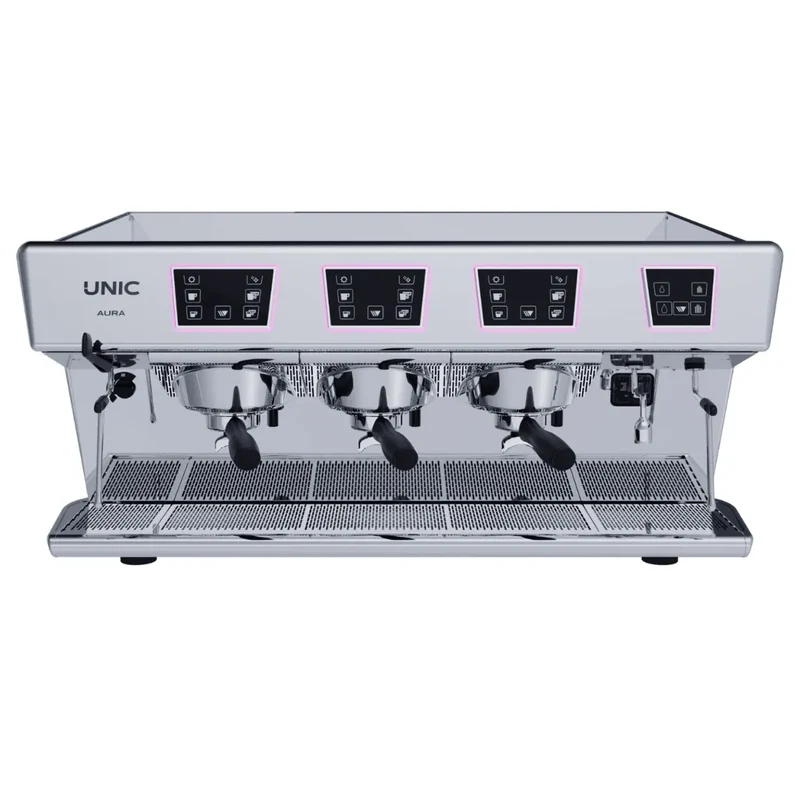 UNIC Aura Espresso Machine - Dosamat, Steamair + 250-600 Cups per Day
