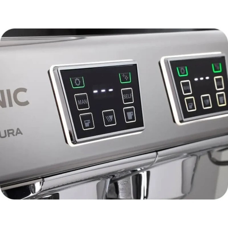 UNIC Aura Espresso Machine - Dosamat, Steamair + 250-600 Cups per Day