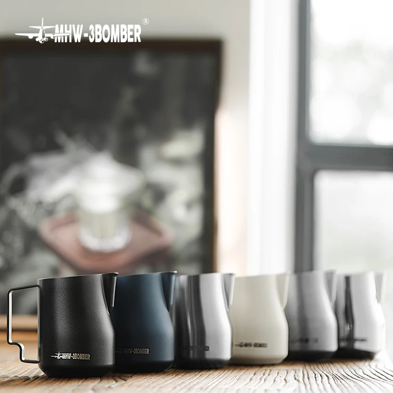 MHW Turbo Milk Pitcher-Matte Black 450ml
