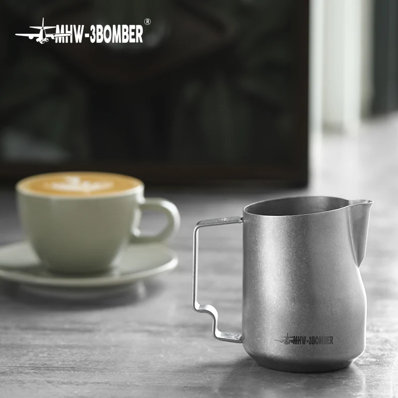 MHW Turbo Milk Pitcher-Matte Black 450ml