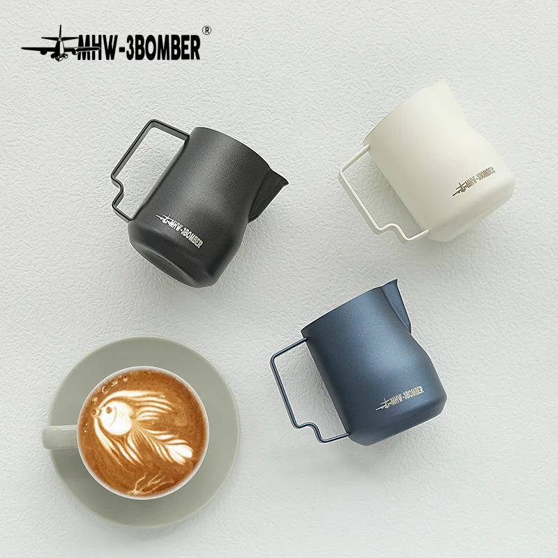 MHW Turbo Milk Pitcher-Matte Black 450ml