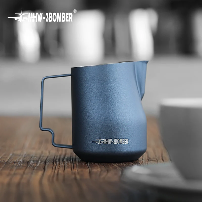 MHW Turbo Milk Pitcher-Matte Black 450ml