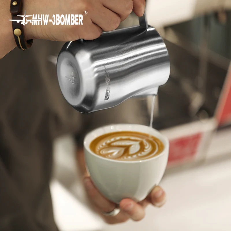 MHW Turbo Milk Pitcher-Matte Black 450ml
