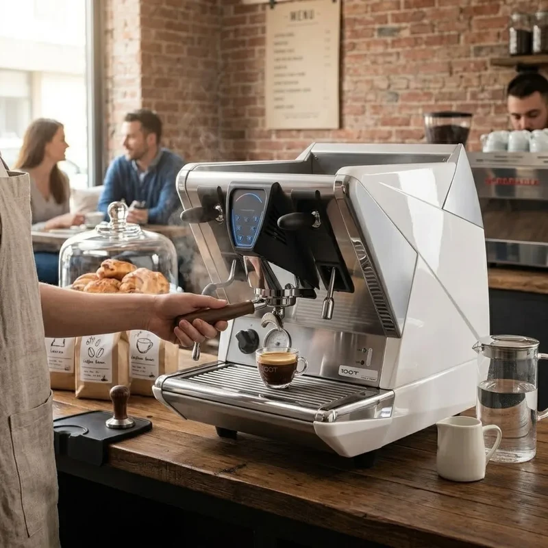 La San Marco La 100 1 Group Espresso Machine - 3 Litre Copper Boiler