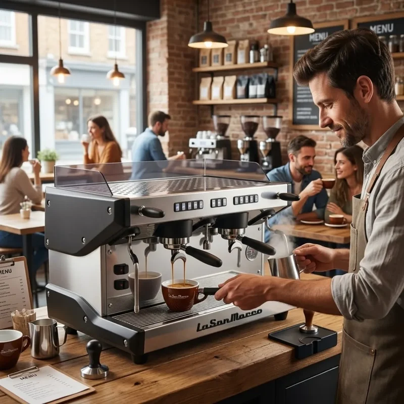 La San Marco La Delecta Espresso Machine - Single Boiler + 3 Phase Surcharge