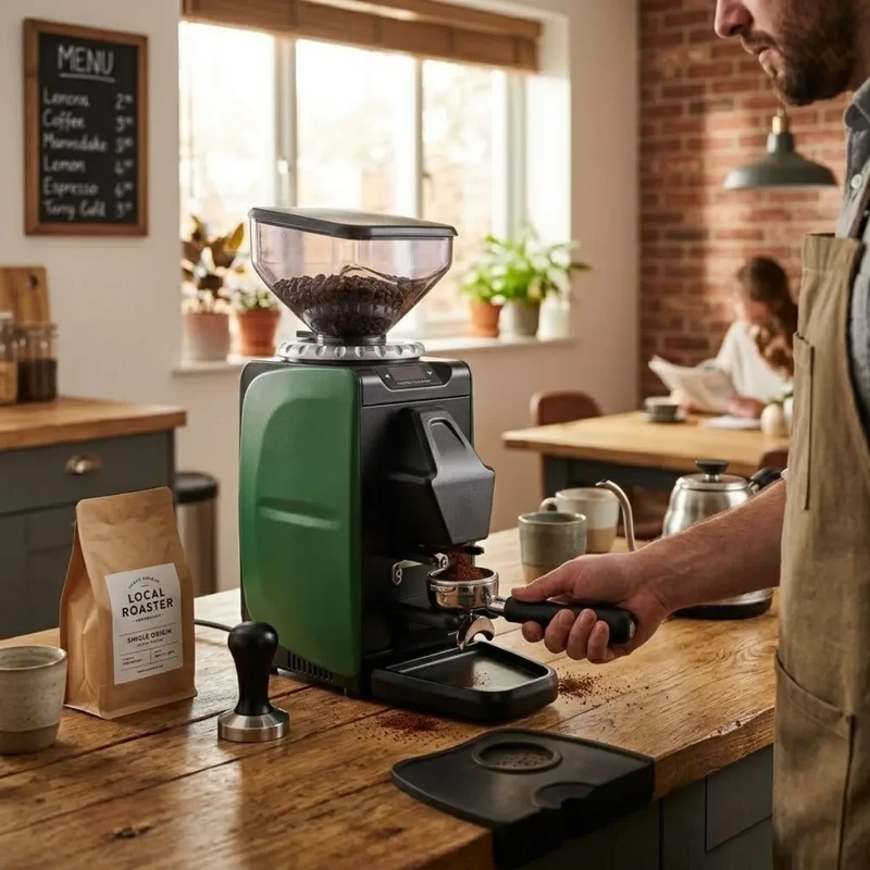 La San Marco 58F-I Espresso Grinder - On Demand + 50mm Flat Burr