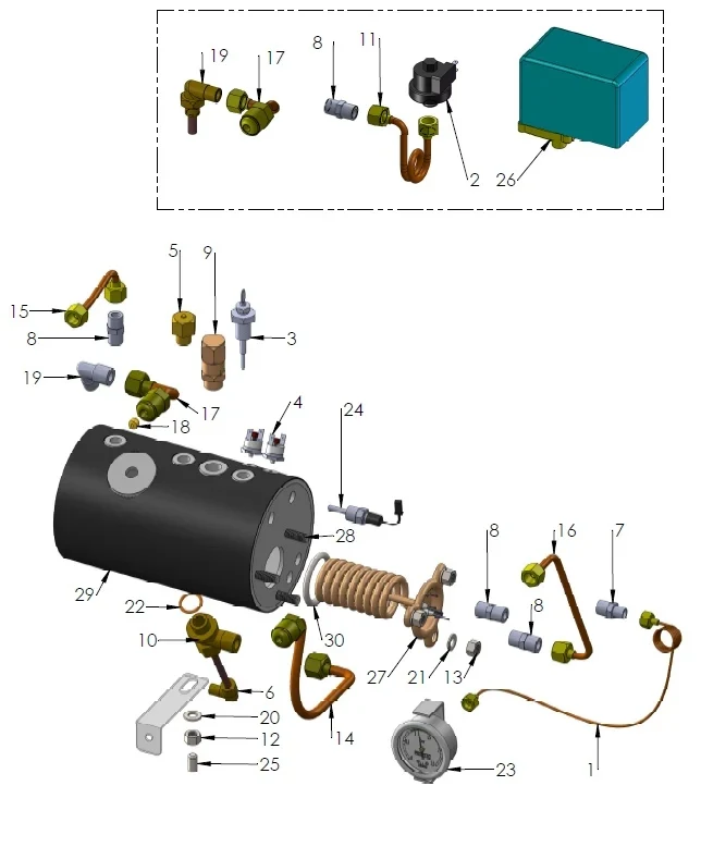 Pro 500 Boiler and Components
