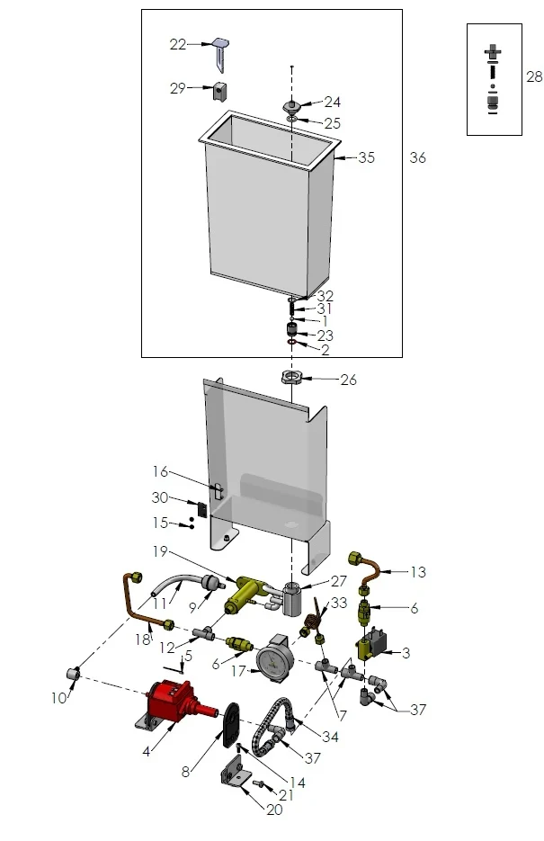 Pro 500 Water Circuit