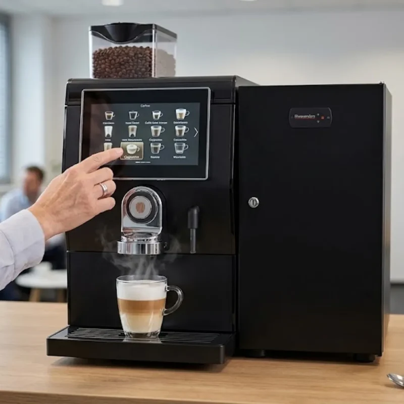 LaRhea rhTT1.v+ VHO Coffee Machine + rhMM2.v+ Milk Module Commercial Bundle Kit