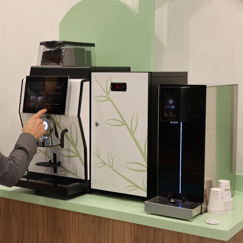 LaRhea rhTT1.v+ VHO Coffee Machine + rhMM2.v+ Milk Module Commercial Bundle Kit