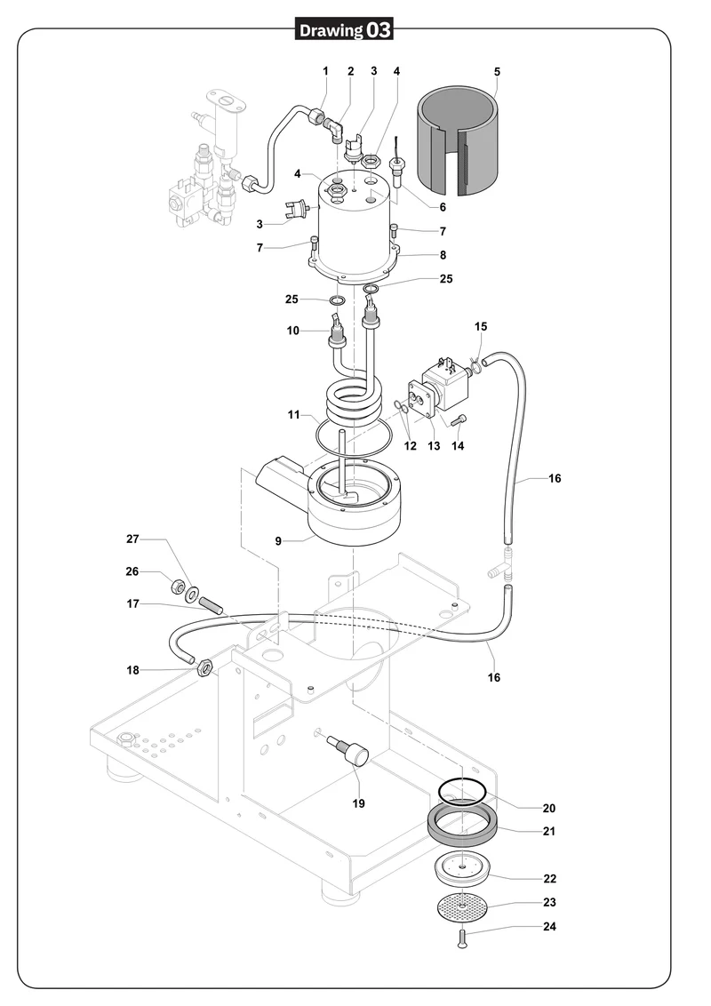 Pro 300 Coffee Boiler and Components