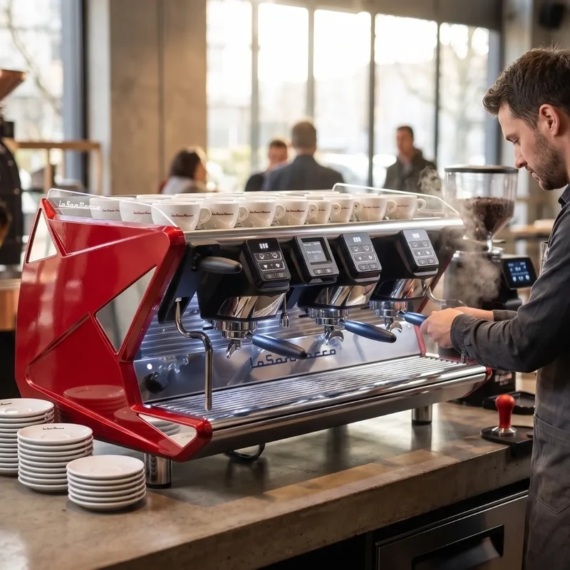 La San Marco 125 Espresso Machine - Multi-boiler Option + FTL Lever